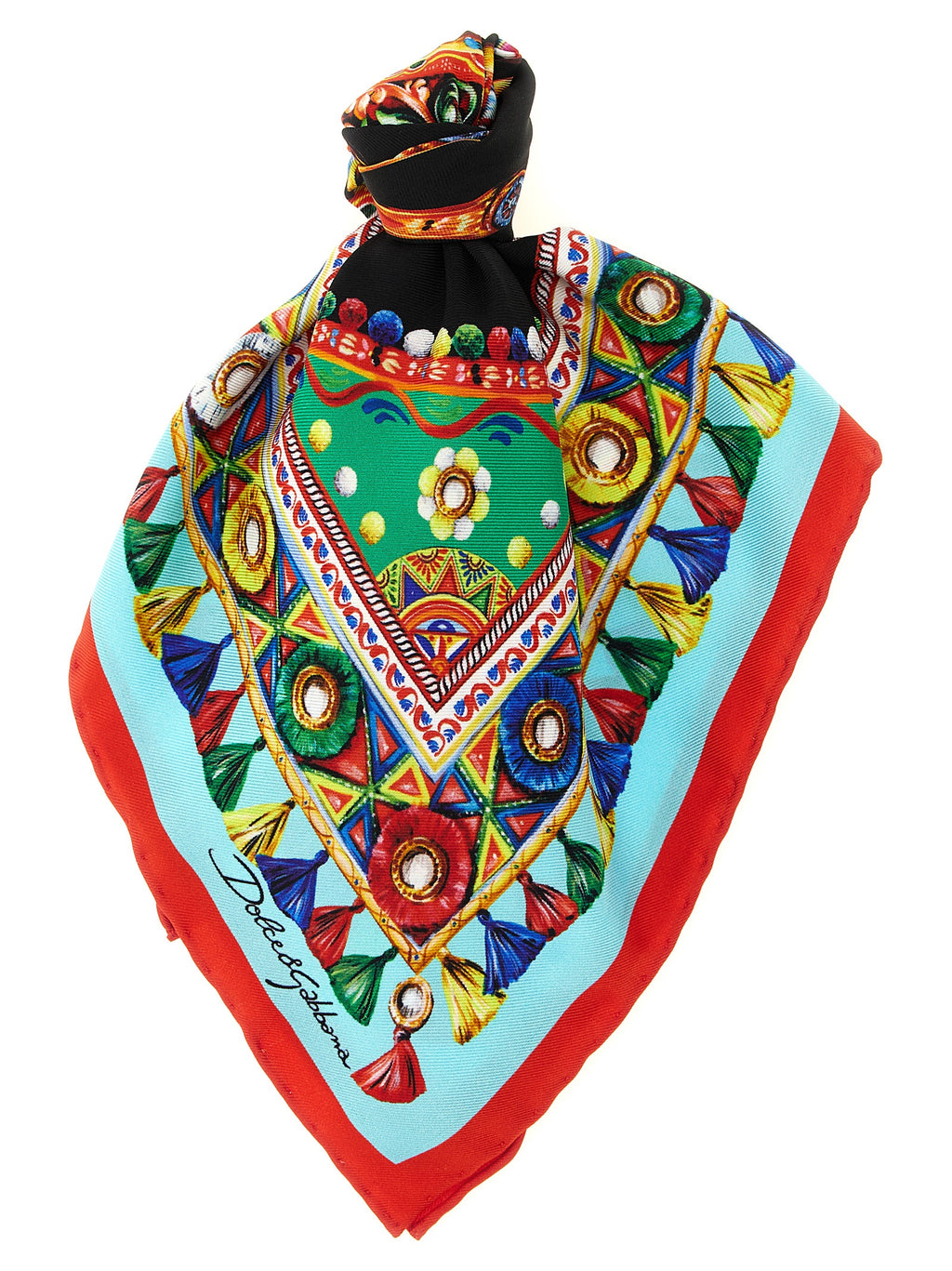 Dolce & Gabbana Multicolor Silk Scarf Dolce & Gabbana