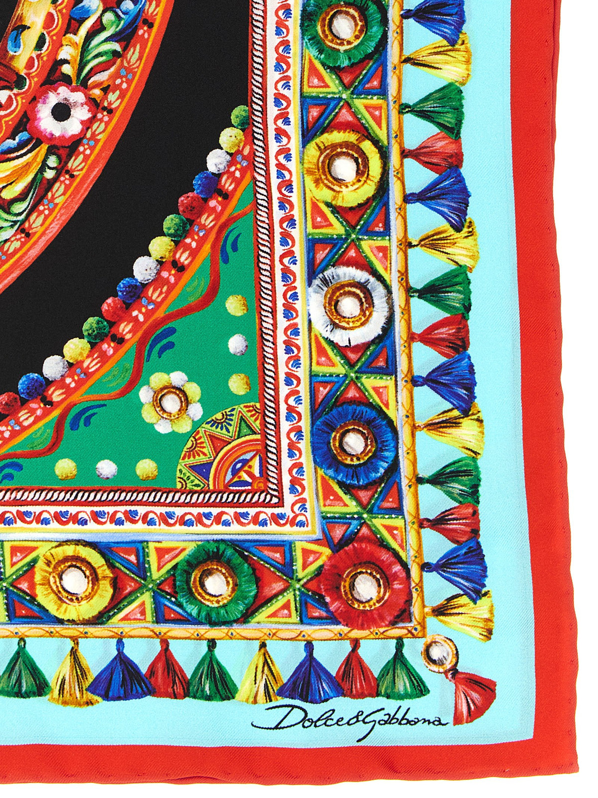 Dolce & Gabbana Multicolor Silk Scarf Dolce & Gabbana