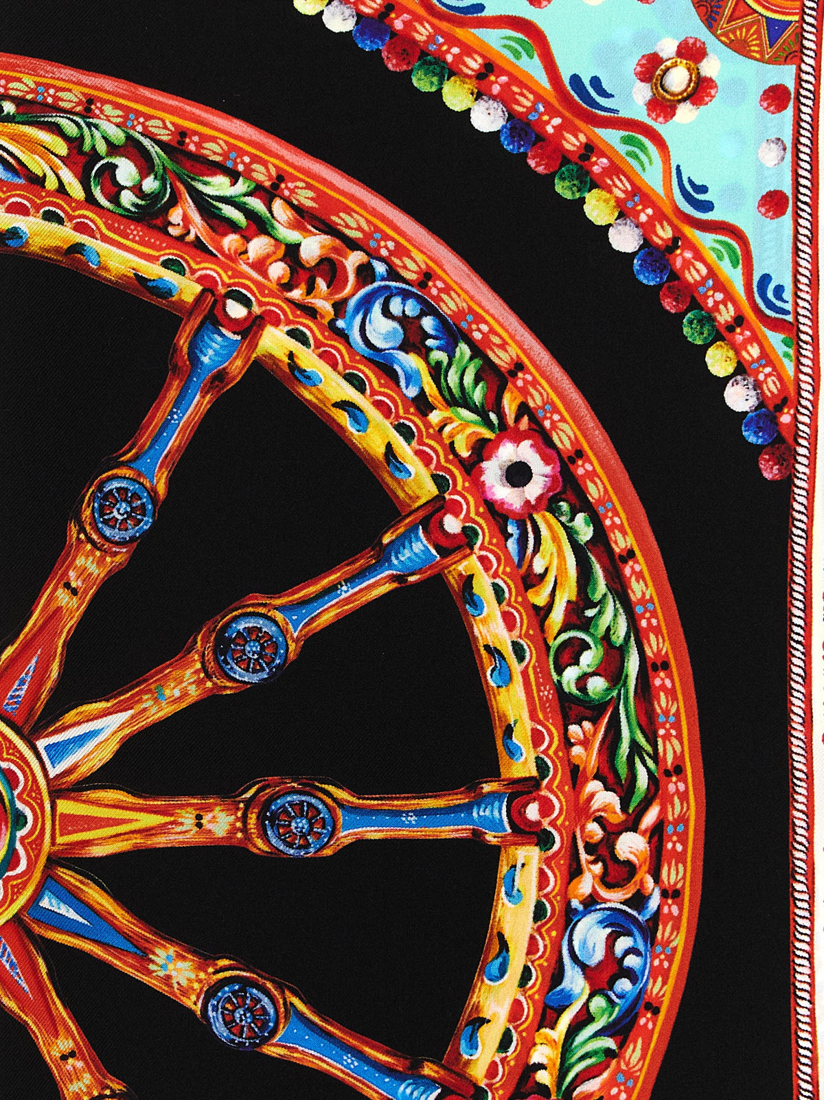 Dolce & Gabbana Multicolor Silk Scarf Dolce & Gabbana