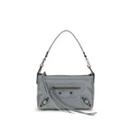 Balenciaga Gray Lamb Ovis Aries Aries Handbag
