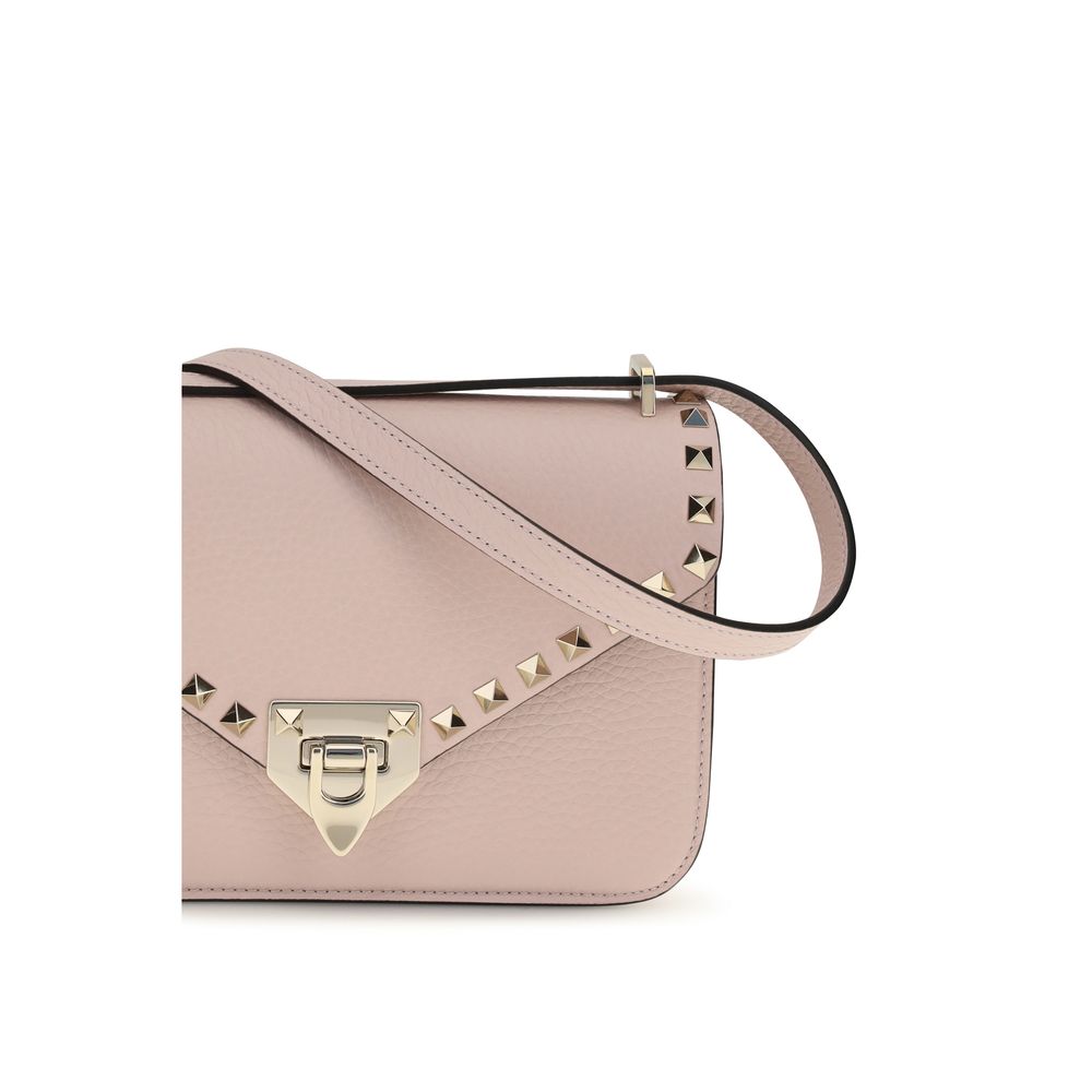 Valentino Garavani multicolor calf leather Bos Taurus shoulder bag with gold-tone hardware and adjustable strap.