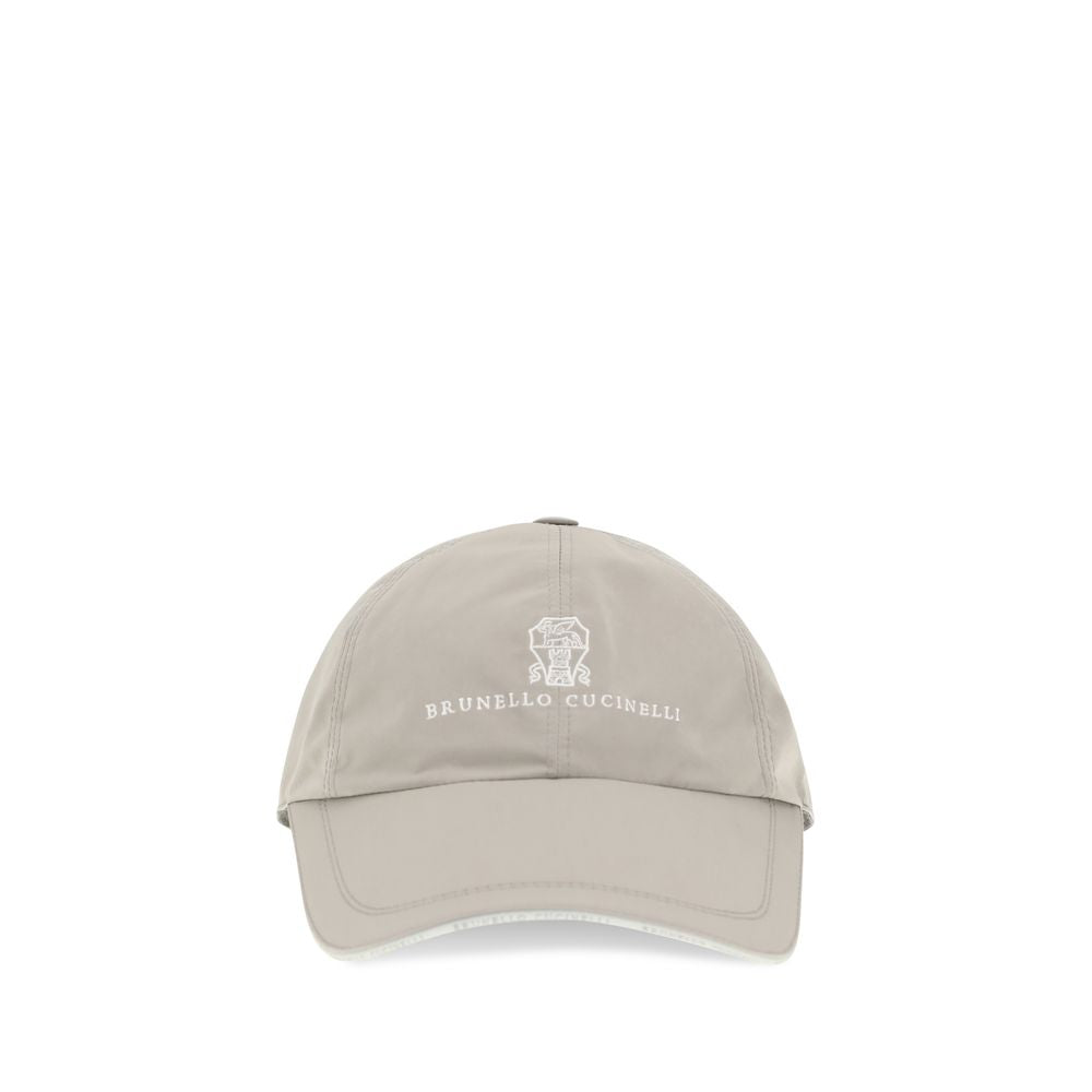 Brunello Cucinelli Bicolor Polyester Cap (Baseball Hat)