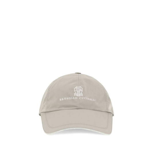 Brunello Cucinelli Beige Polyester Cap Baseball Hat Brunello Cucinelli