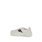 Gucci White Calf Leather Bos Taurus Chunky Sneakers
