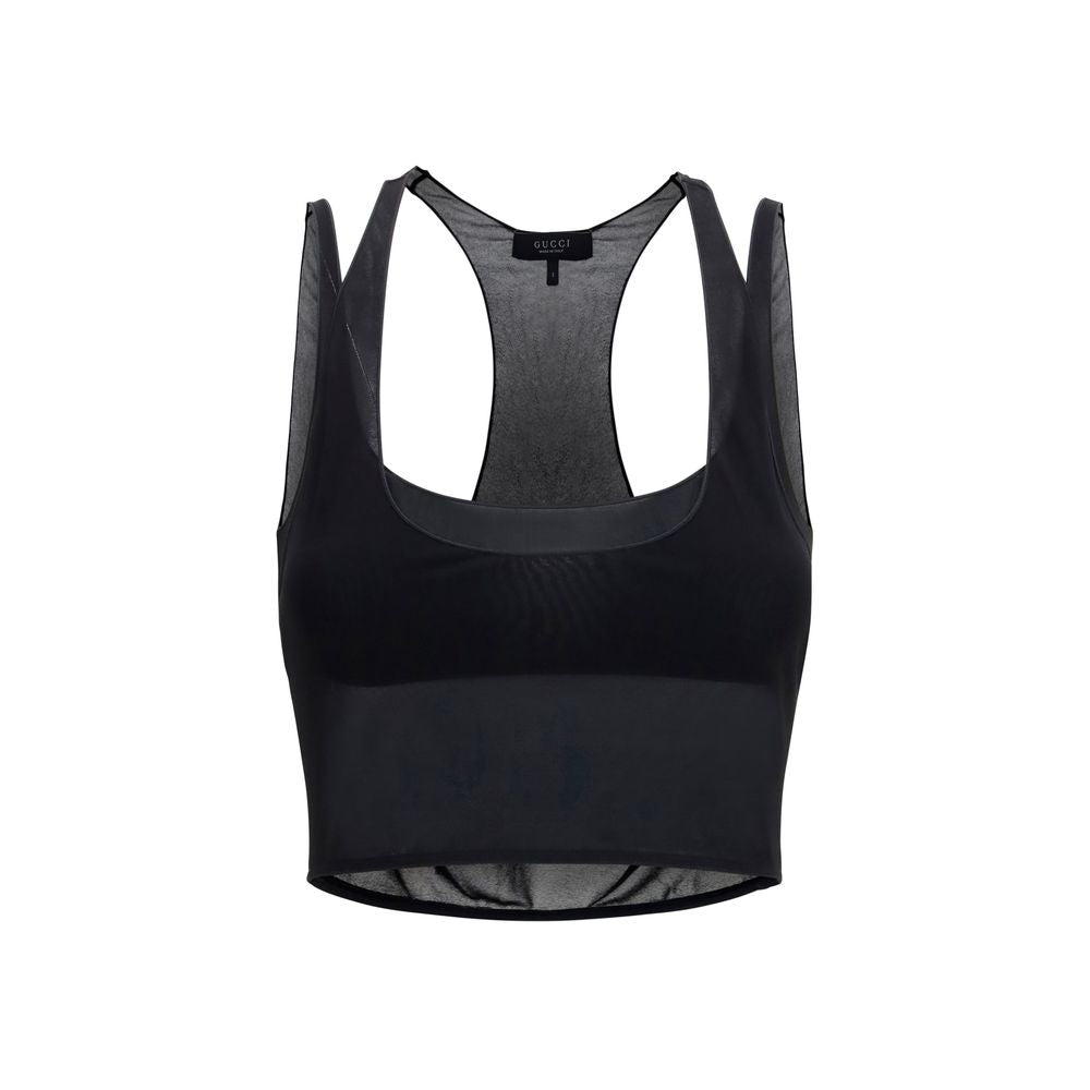 Gucci Black Viscose Bra
