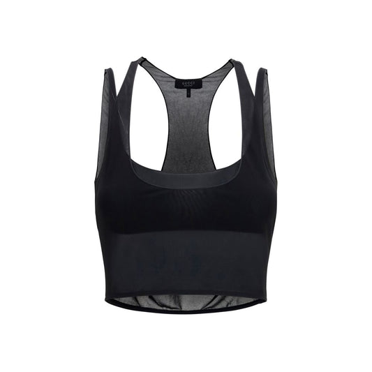 Gucci Black Viscose Bra