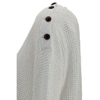 Brunello Cucinelli White Cotton Sweatshirt