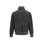 Brunello Cucinelli Gray Wool Oves Aries Full-Length Jacket Brunello Cucinelli