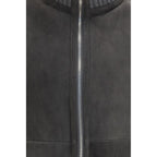 Brunello Cucinelli Gray Wool Oves Aries Full-Length Jacket Brunello Cucinelli