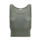 Brunello Cucinelli Bicolor Cotton Tank Tops
