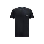 Dolce & Gabbana Black Cotton T-Shirt - Eljoys Fashion 