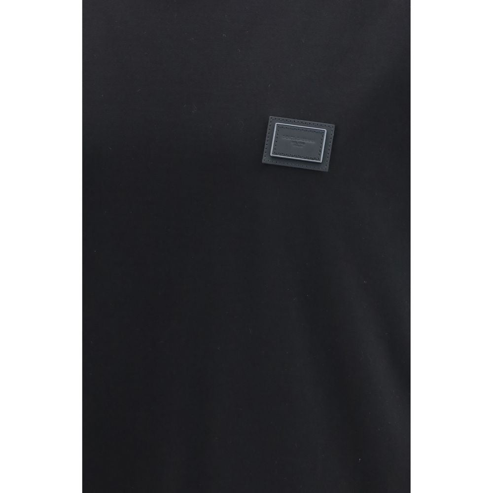 Dolce & Gabbana Black Cotton T-Shirt - Eljoys Fashion 
