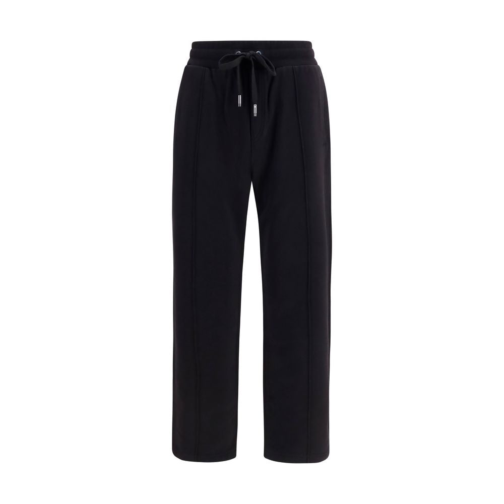 Dolce & Gabbana Black Cotton Joggers Workout Pants