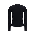 Courrèges Black Viscose Dress Shirt