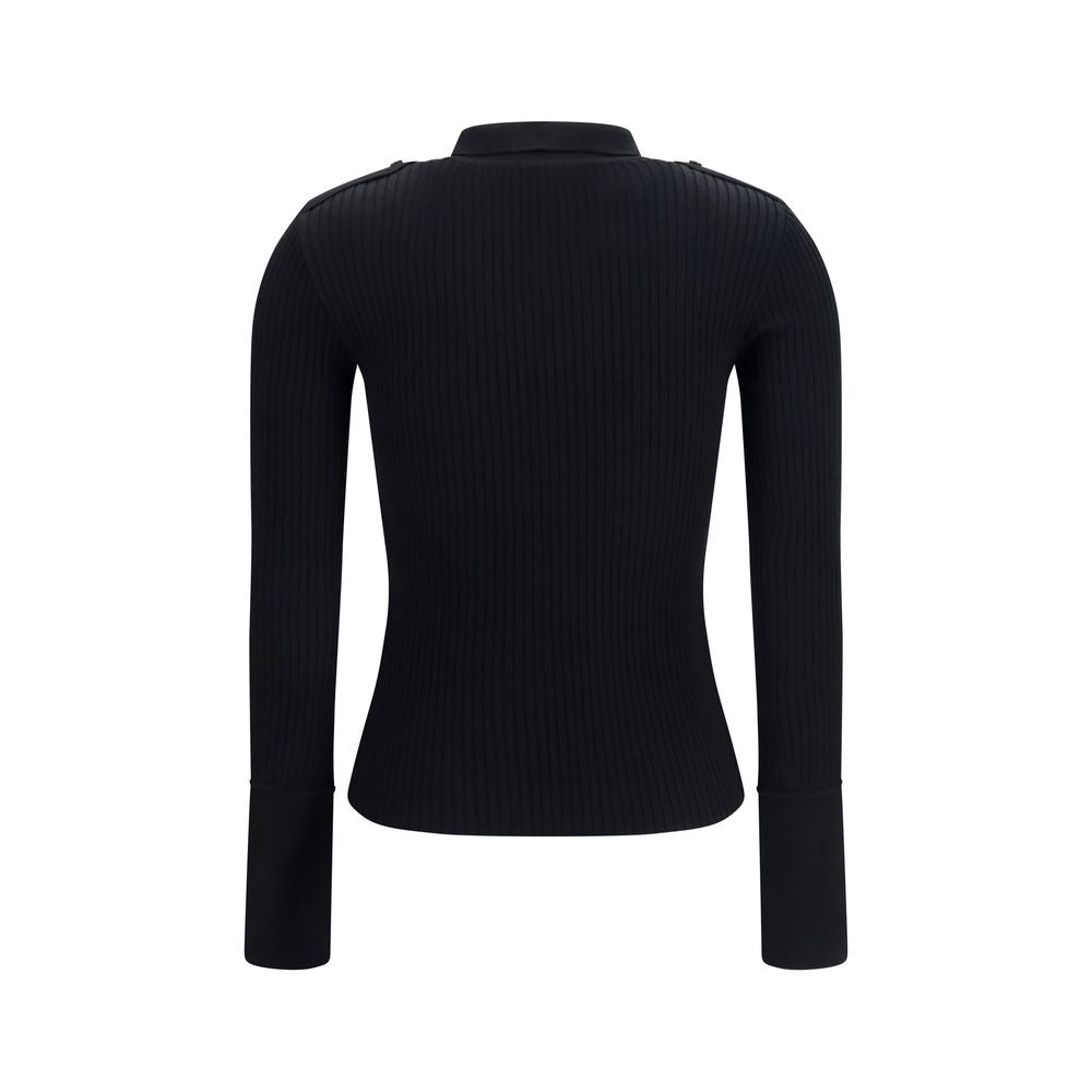 Courrèges Black Viscose Dress Shirt
