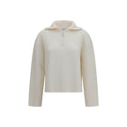 Courrèges White Wool Oves Aries Sweatshirt