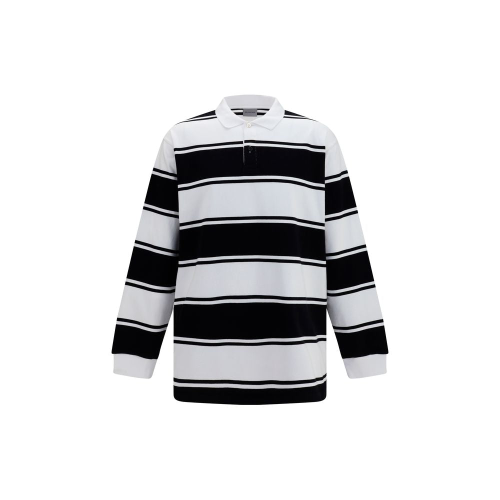 Balenciaga White Cotton Polo Shirt Balenciaga