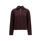 Courrèges Brown Wool Oves Aries Sweatshirt