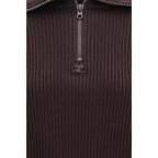 Courrèges Brown Wool Oves Aries Sweatshirt