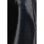 Courrèges Bordeaux Cotton Midi Skirt
