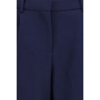 Balenciaga Blue Wool Oves Aries Pants