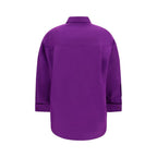 Balenciaga Purple Cotton Shirt