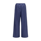 Balenciaga Blue Cotton Athletic Pants