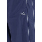 Balenciaga Blue Cotton Athletic Pants
