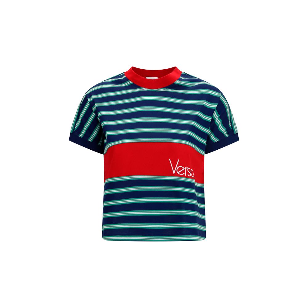 Versace Multicolor Cotton T-Shirt Versace