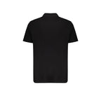 Versace black cotton t-shirt with logo design, casual fit, and short sleeves, made from soft cotton fabric.