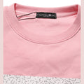 Philippe Model Pink Cotton Logo Long Sleeves Pullover Sweater