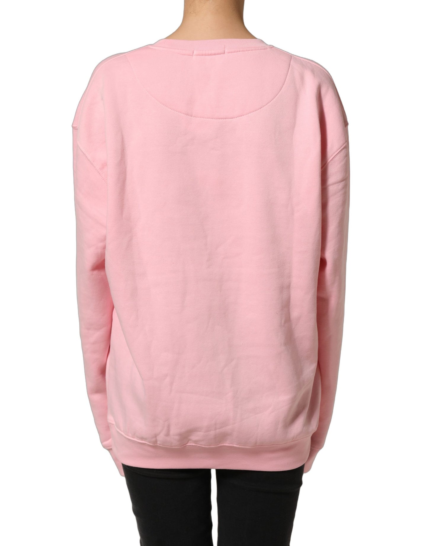 Philippe Model Pink Cotton Logo Long Sleeves Pullover Sweater Philippe Model