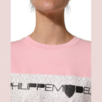 Philippe Model Pink Cotton Logo Long Sleeves Pullover Sweater