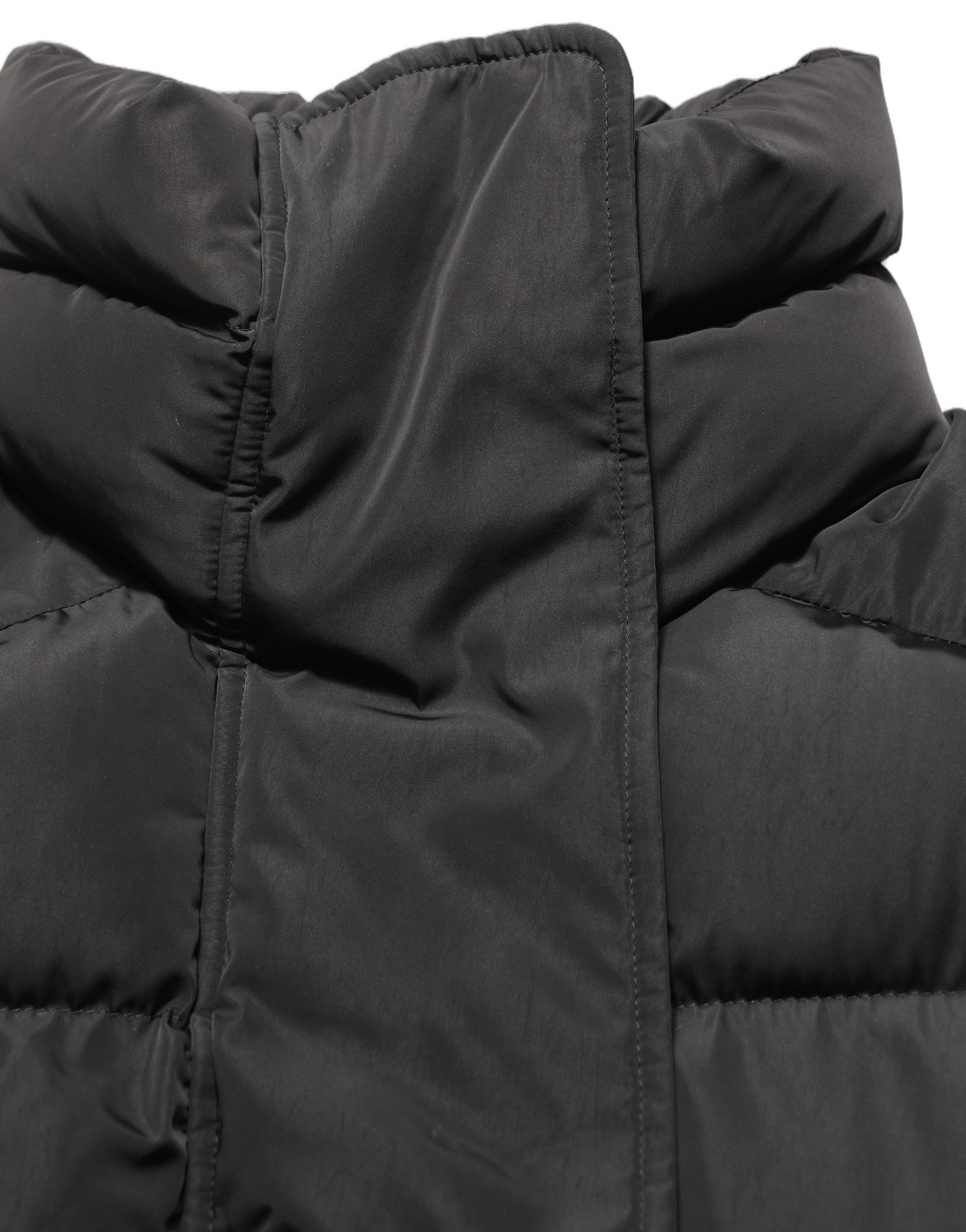 Dolce & Gabbana Black Polyester Sleeveless Padded Men Puffer Jacket Dolce & Gabbana
