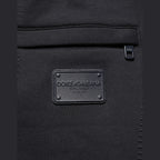Dolce & Gabbana Black Drawstring Viscose Jogger Men Sweatpants Pants