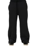 Black Dolce & Gabbana men's viscose jogger sweatpants with drawstring waist, casual and stylish athletic pants.