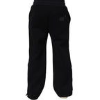 Dolce & Gabbana Black Drawstring Viscose Jogger Men Sweatpants Pants