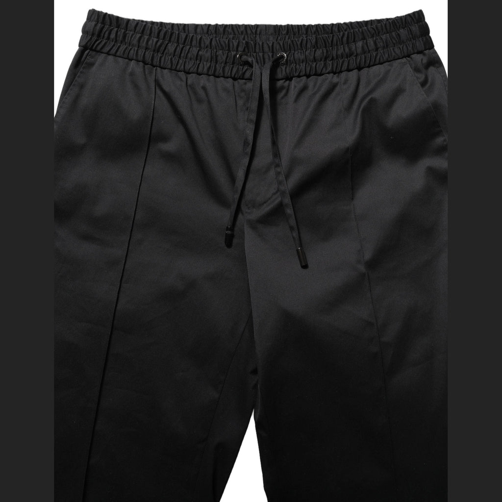 Dolce & Gabbana Black Drawstring Cotton Jogger Men Sweatpants Pants