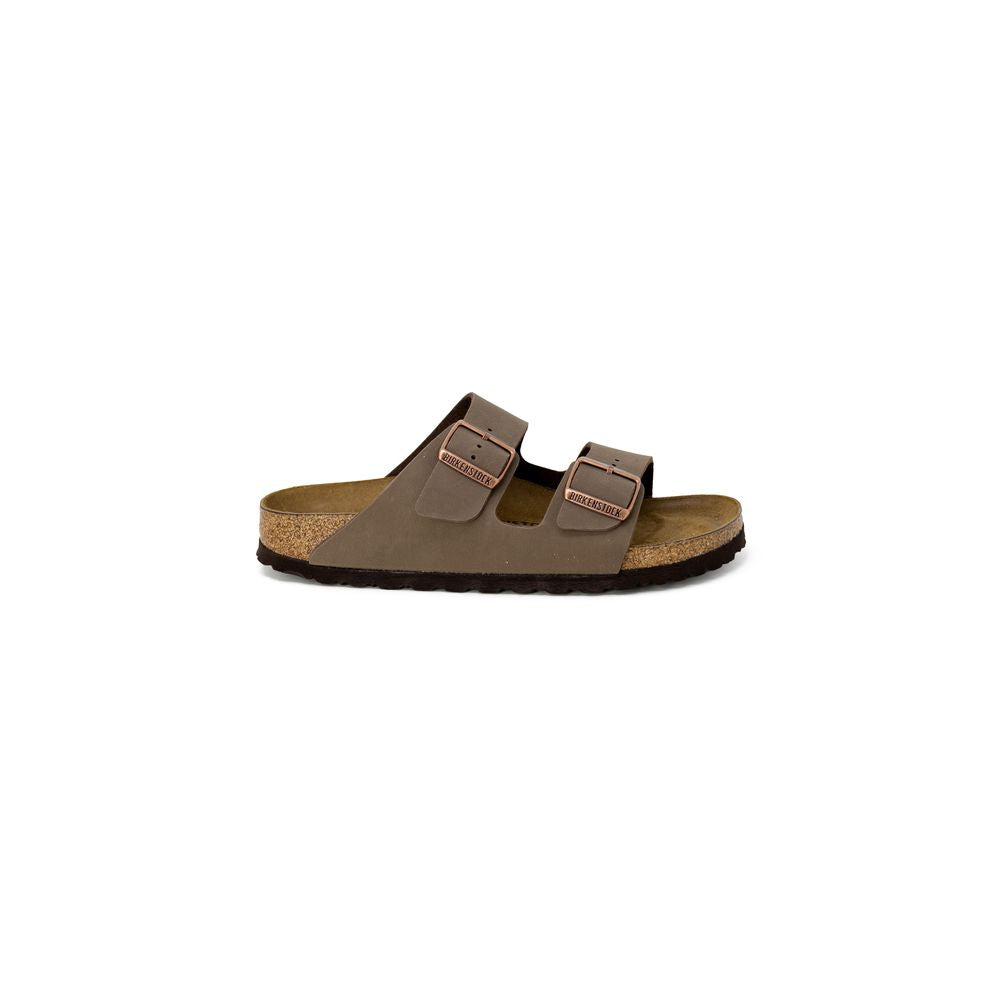 Birkenstock Brown Leather Flat Sandals Birkenstock