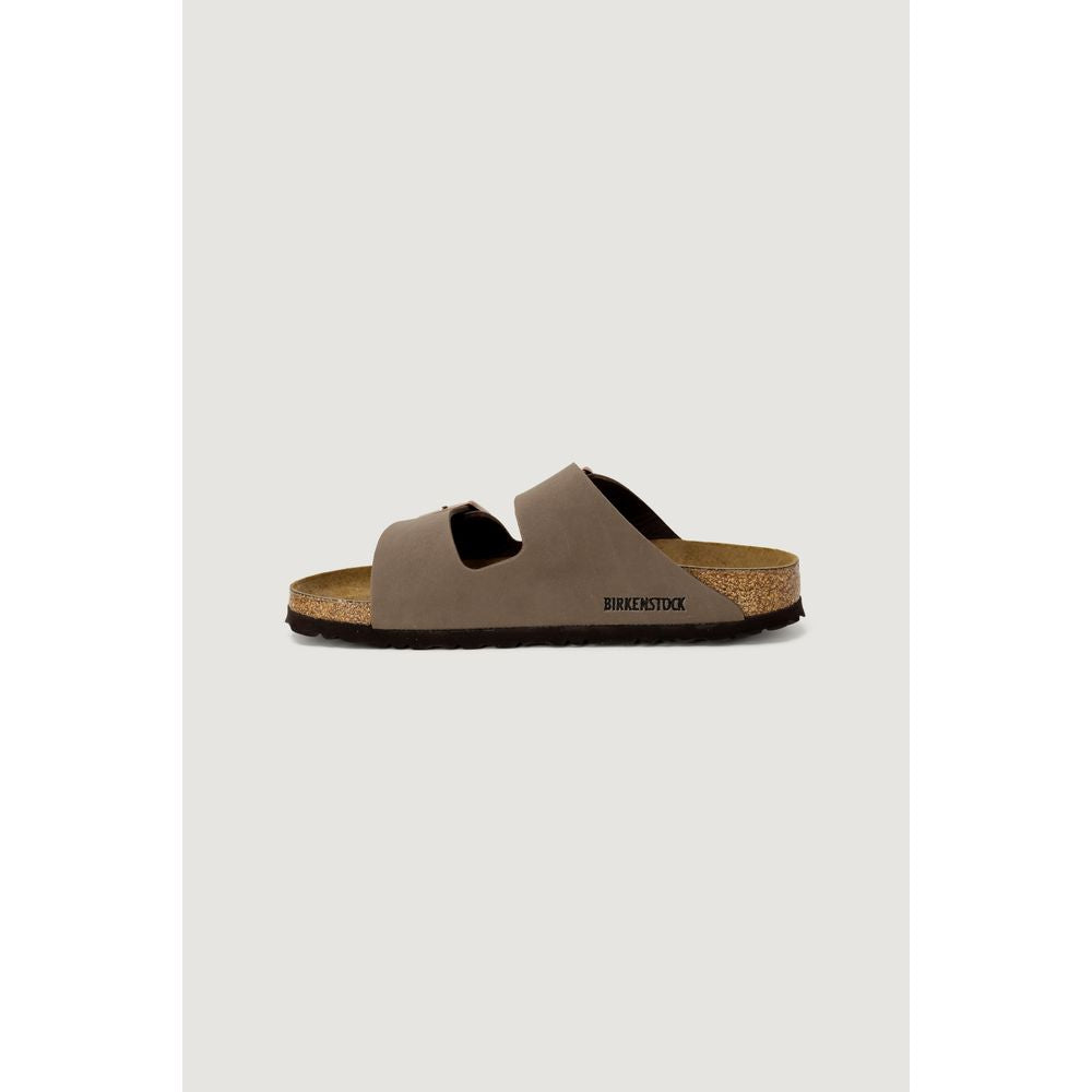 Birkenstock Brown Leather Flat Sandals Birkenstock
