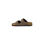 Birkenstock Brown Synthetic Flat Sandals