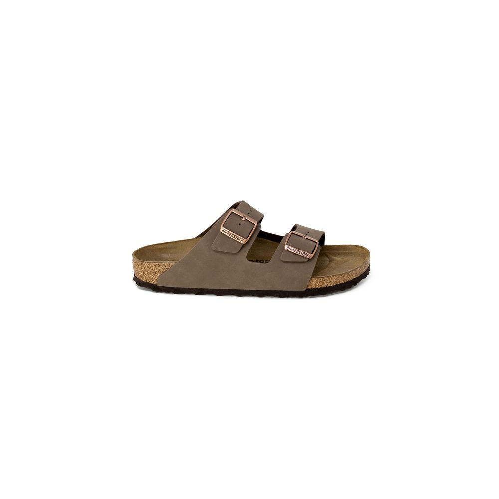 Birkenstock Brown Synthetic Flat Sandals