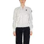 Blauer White Polyamide Bomber Blauer