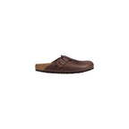 Birkenstock Brown Leather Clogs