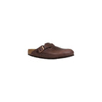 Birkenstock Brown Leather Clogs