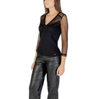 Morgan De Toi Black Polyester Blouse Morgan De Toi