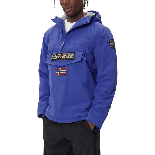 Napapijri Blue Polyamide Shell Jacket Napapijri