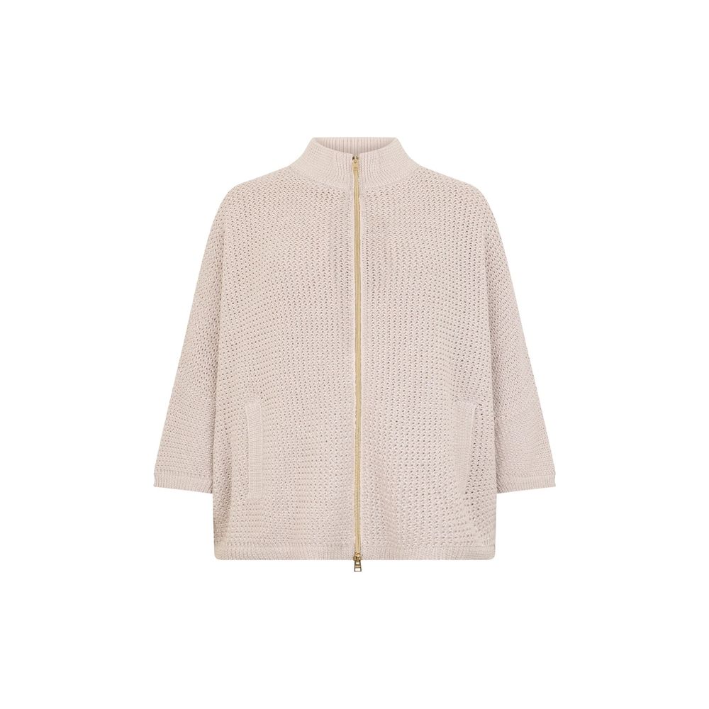 Herno Beige Cotton Cardigan Herno