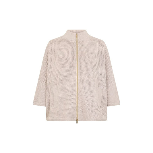 Herno Beige Cotton Cardigan Herno