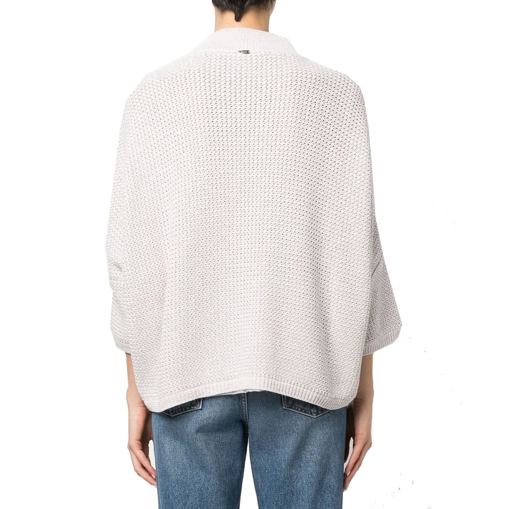 Herno Beige Cotton Cardigan Herno